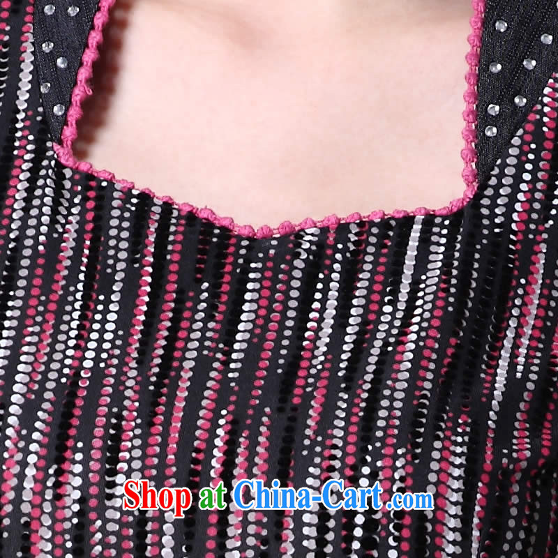 The CYD HO Kwun Tong' color following the Chinese qipao T-shirt Chinese, summer/ethnic wind and stylish Chinese improved L, Sau looked Tang, shopping on the Internet