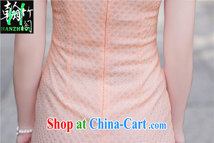 Han bamboo Pavilion 2015 new lace-cultivating ethnic wind stylish improved retro dresses skirts solid color dresses fruit green M pictures, price, brand platters! Elections are good character, the national distribution, so why buy now enjoy more preferential! Health