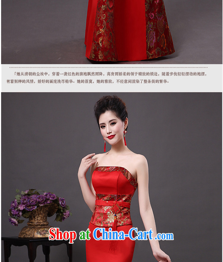 White first to approximately 2015 new toast served at Merlion long, red wedding marriage bridal cheongsam dress, spring red tailored contact Customer Service pictures, price, brand platters! Elections are good character, the national distribution, so why buy now enjoy more preferential! Health