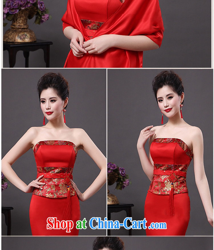 White first to approximately 2015 new toast served at Merlion long, red wedding marriage bridal cheongsam dress, spring red tailored contact Customer Service pictures, price, brand platters! Elections are good character, the national distribution, so why buy now enjoy more preferential! Health