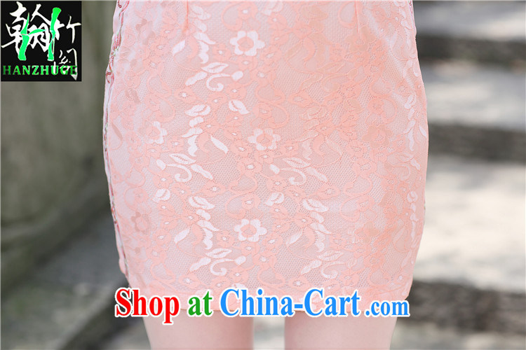 Han Bamboo House Summer 2015 new short-sleeved solid color graphics thin package and dresses improved daily retro short cheongsam Green Green XXXL pictures, price, brand platters! Elections are good character, the national distribution, so why buy now enjoy more preferential! Health