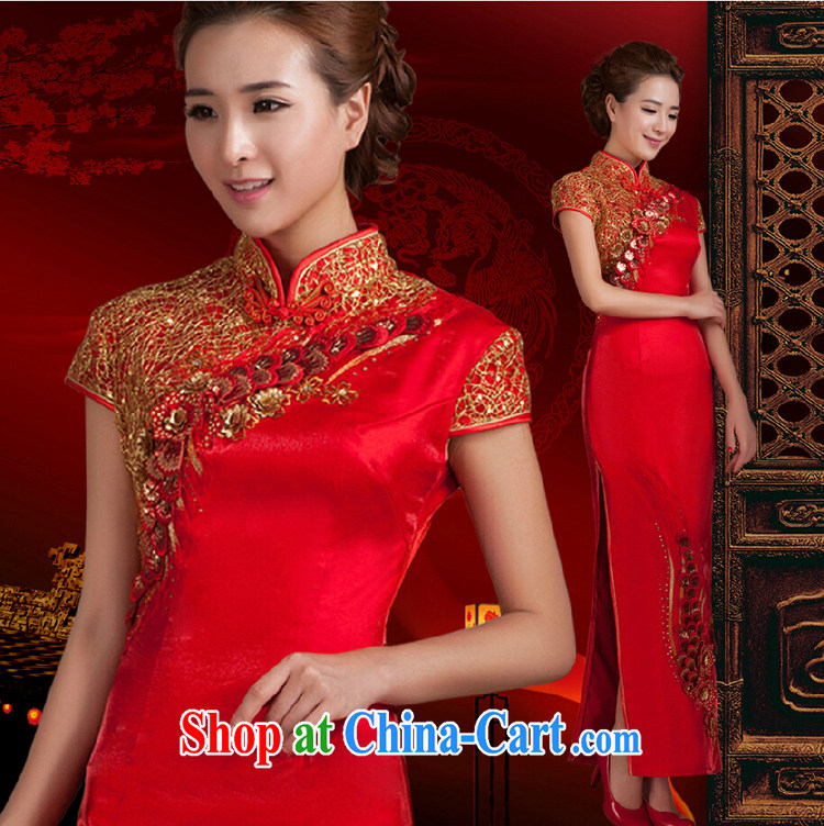 Energy, Philip Li long red improved cheongsam-su Wo service female stereo manual flowers elegant bridal retro King sprinkler service red XXL pictures, price, brand platters! Elections are good character, the national distribution, so why buy now enjoy more preferential! Health