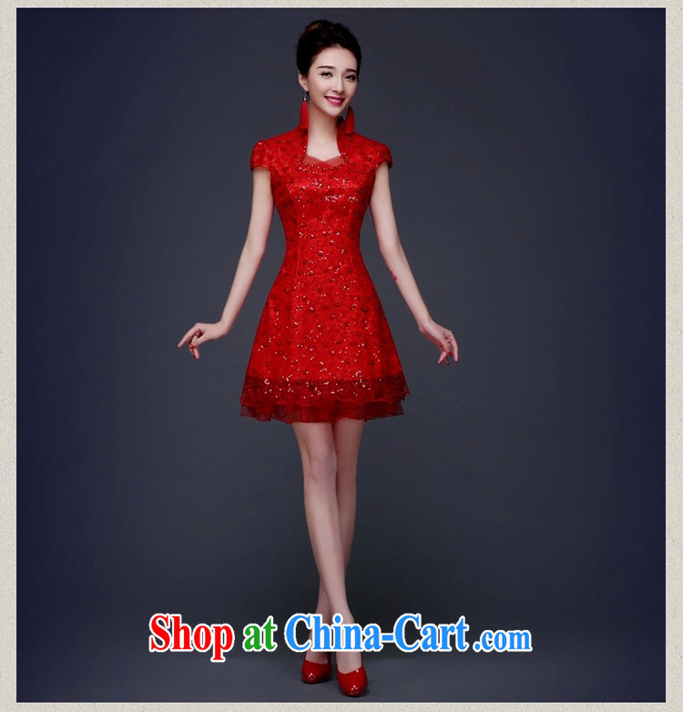 Energy, Philip Li Chinese Antique lace red dress 2015 new wedding dress uniform toasting red XXL pictures, price, brand platters! Elections are good character, the national distribution, so why buy now enjoy more preferential! Health