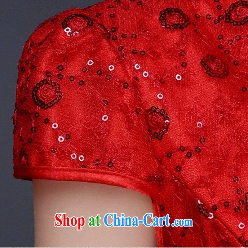 Energy Mr. Philip Li Chinese Antique lace red female 2015 new wedding dress uniform toast red XXL, energy, Philip Li (mode file), and, on-line shopping
