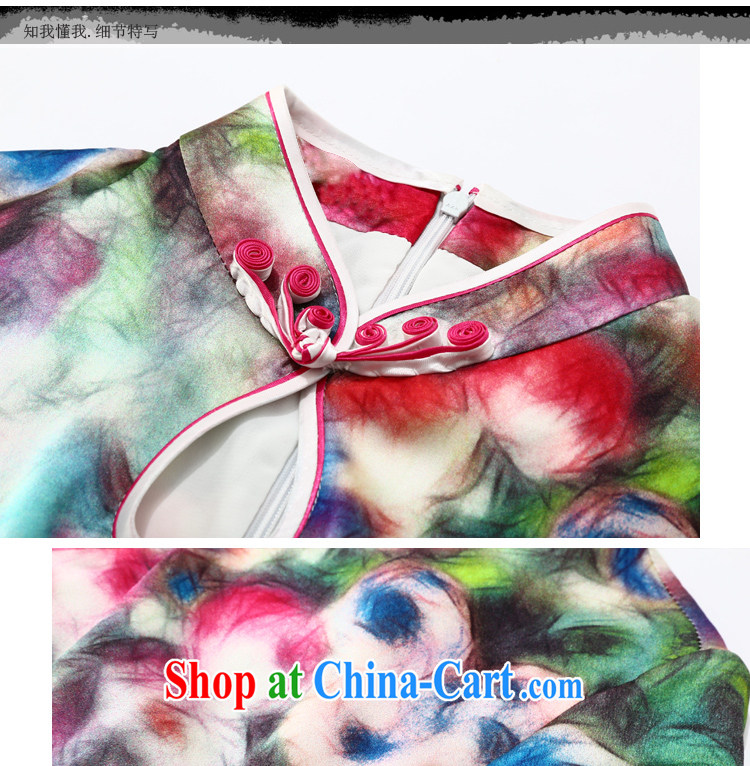 Joe is still name-yuan National wind cheongsam dress silk new improved short-sleeved Tang replace ZS 044 fancy XXL pictures, price, brand platters! Elections are good character, the national distribution, so why buy now enjoy more preferential! Health