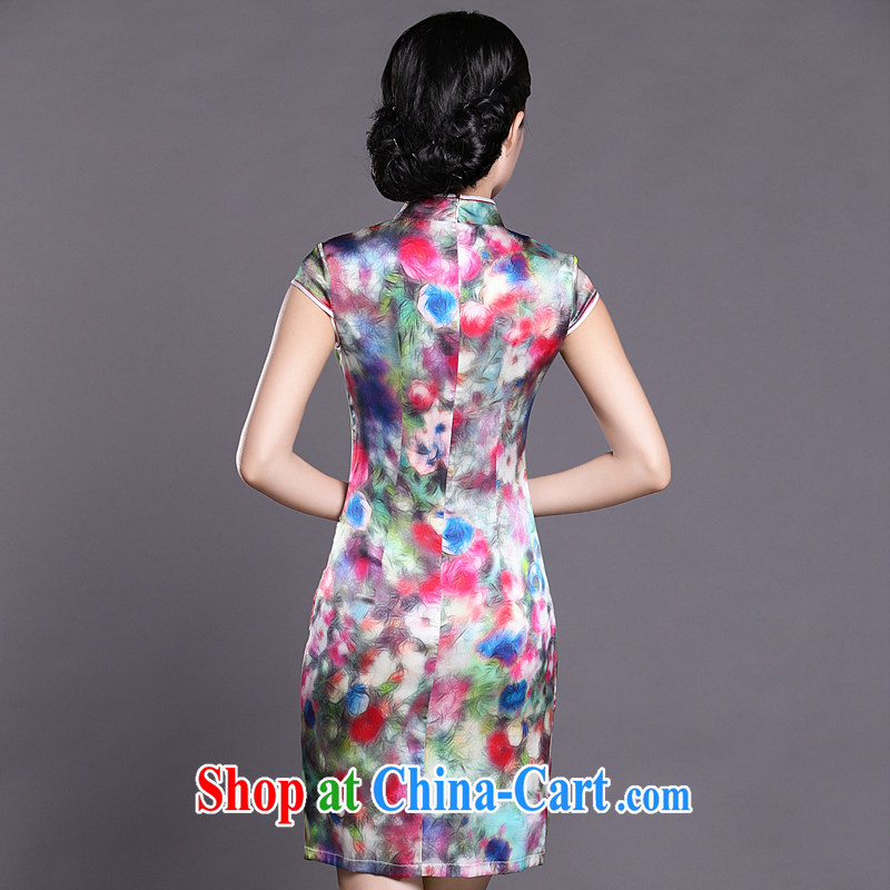 Joe is still name-yuan National wind cheongsam dress silk new improved short-sleeved Chinese 044 ZS XXL suit, CHOSHAN LADIES, shopping on the Internet