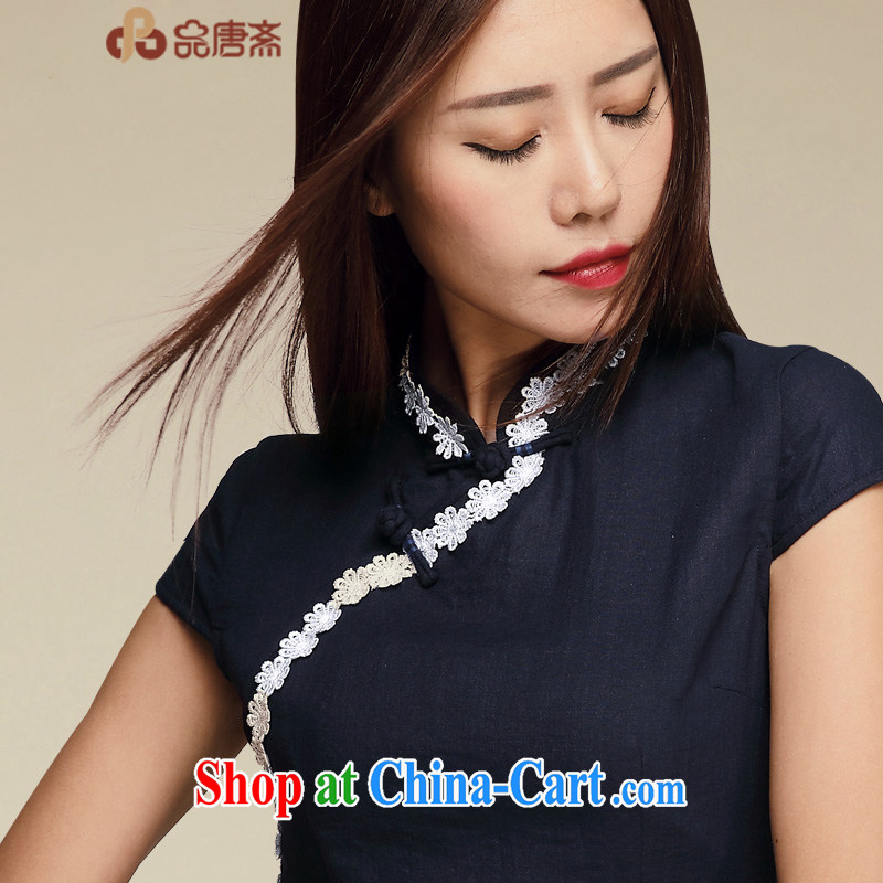 Mr Henry Tang, Id al-Fitr cheongsam dress 2015 new, improved summer cotton dresses the dresses, style dresses dresses picture color XL, Tang ID al-Fitr, shopping on the Internet