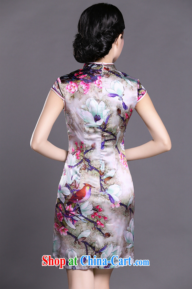Joe is still name-yuan Chinese wind cheongsam dress summer silk new improved Chinese ZS 046 red XXL pictures, price, brand platters! Elections are good character, the national distribution, so why buy now enjoy more preferential! Health