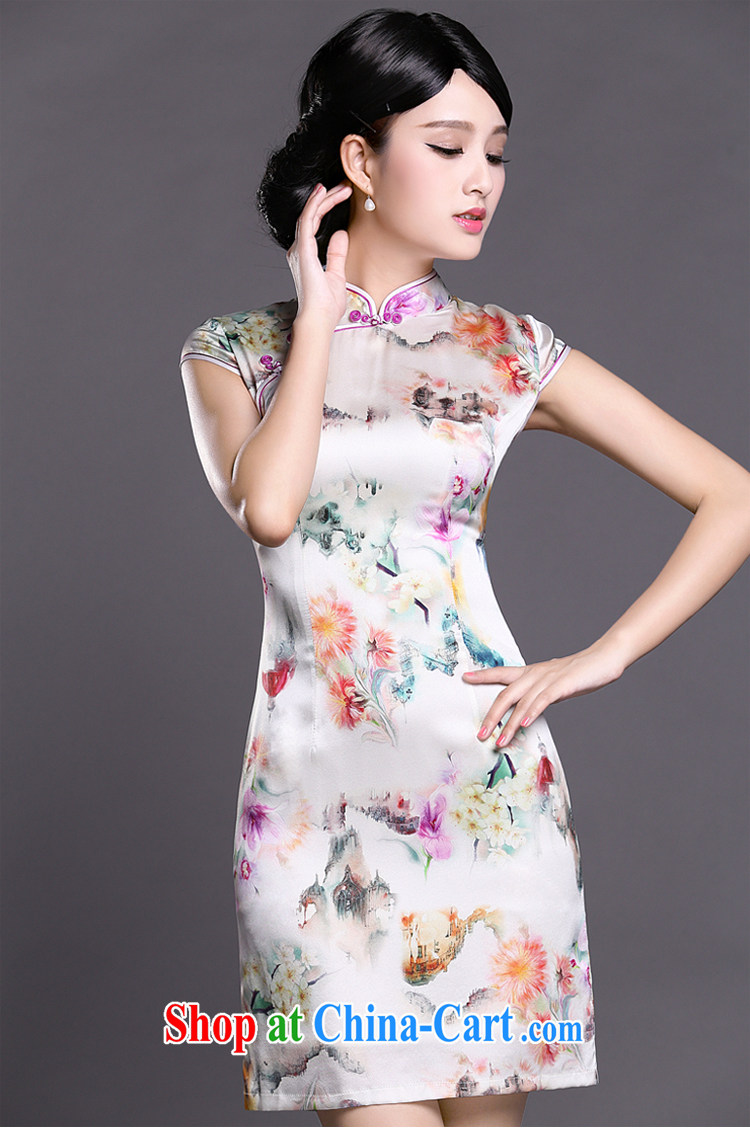 Joe is still name-yuan cheongsam dress silk summer aura new ethnic wind ZS 048 white XXL pictures, price, brand platters! Elections are good character, the national distribution, so why buy now enjoy more preferential! Health