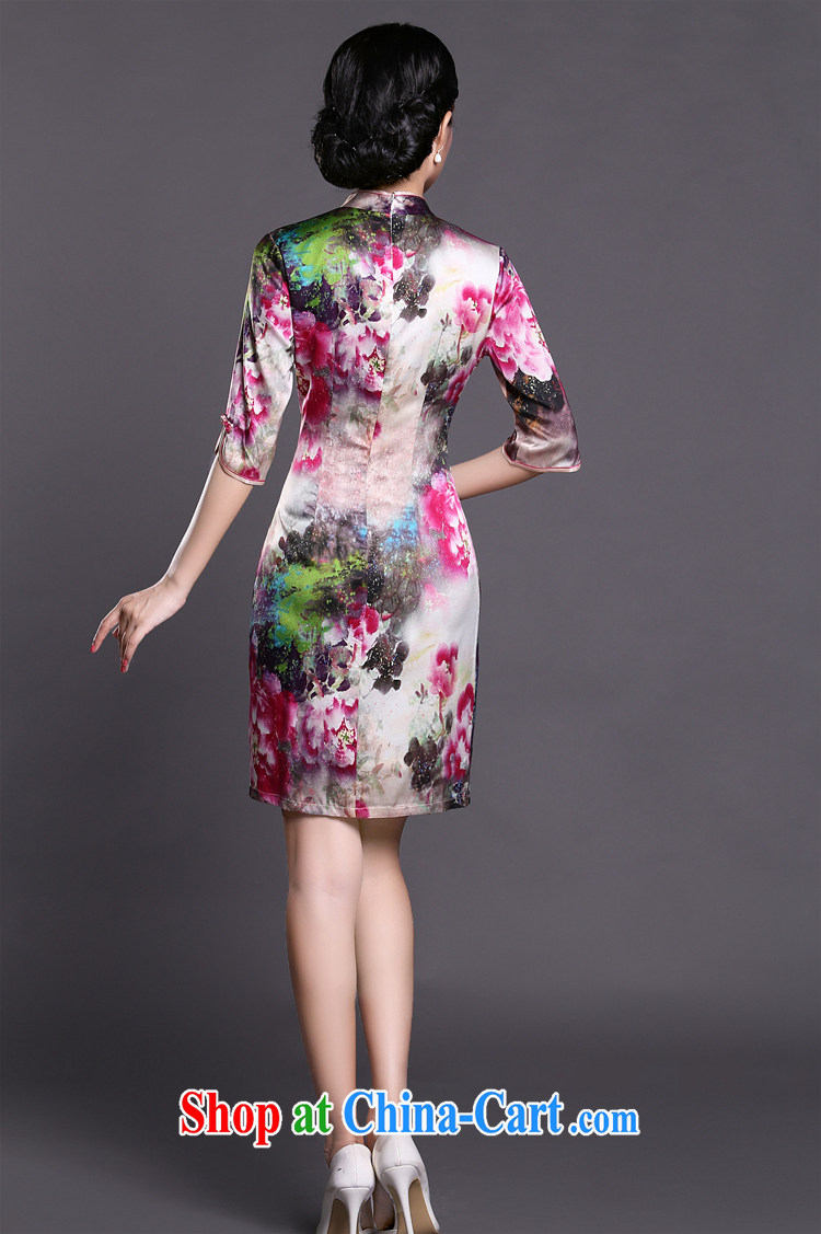 Joe is still a ritual cuff in cheongsam dress silk Chinese dress of Korea, female ZS 050 fancy XXL pictures, price, brand platters! Elections are good character, the national distribution, so why buy now enjoy more preferential! Health