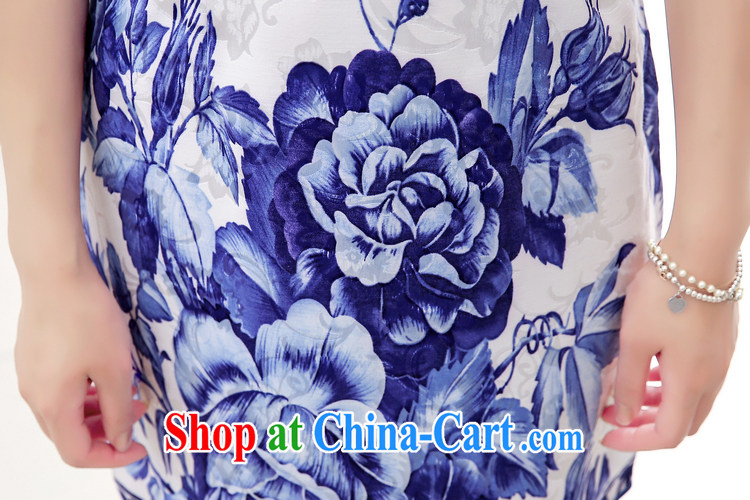 Poetry Ruth flowers, summer 2015 new large, female retro beauty temperament stamp high short, improved cheongsam dress dress picture color XXL pictures, price, brand platters! Elections are good character, the national distribution, so why buy now enjoy more preferential! Health