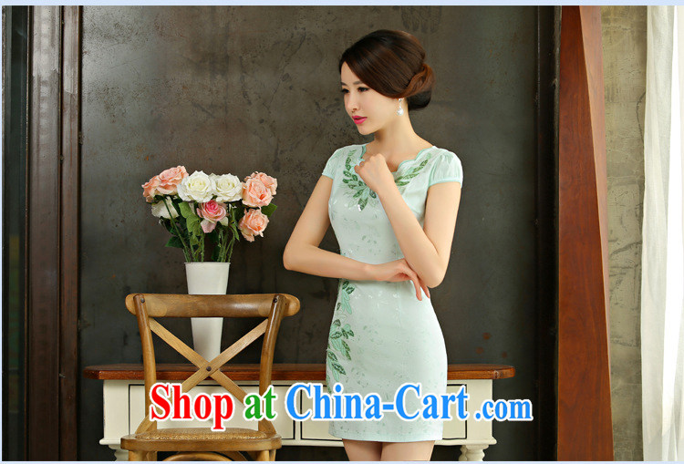 covered by snow in summer 2015 with improved female cheongsam dress retro beauty everyday dresses short white dresses XXL pictures, price, brand platters! Elections are good character, the national distribution, so why buy now enjoy more preferential! Health