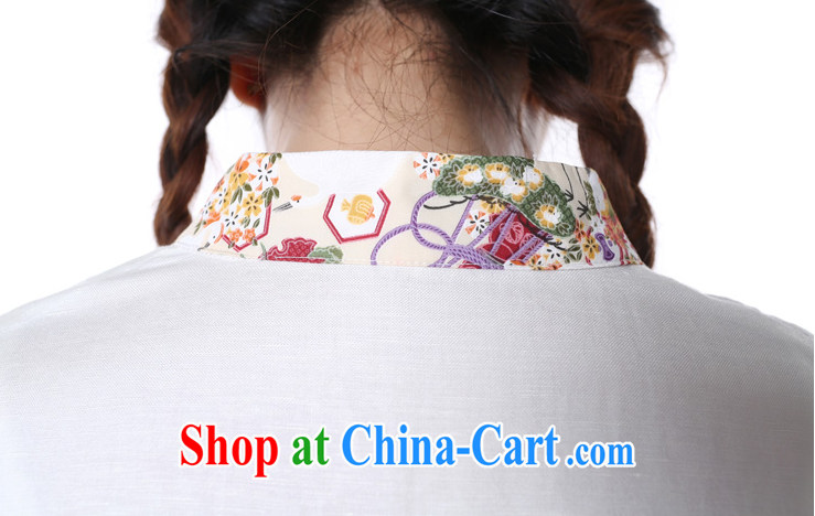 Energy, Philip Li China wind cotton Ma T-shirt girls 2015 summer new, Chinese hand-painted improved Han-female white XL pictures, price, brand platters! Elections are good character, the national distribution, so why buy now enjoy more preferential! Health