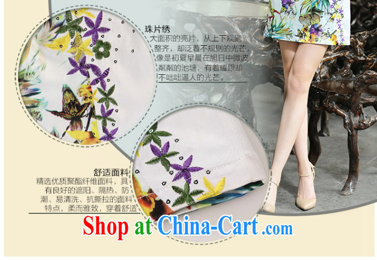 The CYD HO Kwun Tong' shore spent summer fashion improved cheongsam dress 2014 New China wind stamp cheongsam dress QD 4413 XXL pictures, price, brand platters! Elections are good character, the national distribution, so why buy now enjoy more preferential! Health