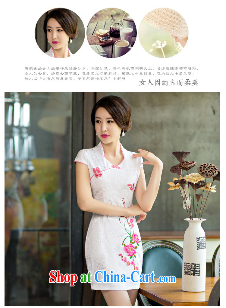 covered by snow in summer 2015 with improved female cheongsam dress retro beauty everyday dresses short dresses, red XXL pictures, price, brand platters! Elections are good character, the national distribution, so why buy now enjoy more preferential! Health