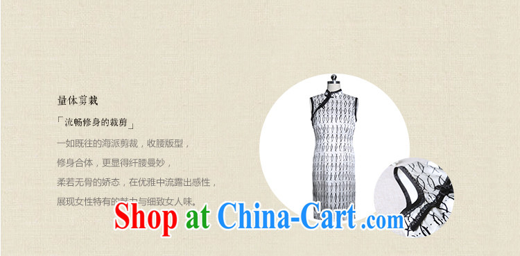 once and for all and fatally jealous verse cheongsam short summer high-end sauna silk stamp stylish improved sleeveless dresses dresses white 2XL pictures, price, brand platters! Elections are good character, the national distribution, so why buy now enjoy more preferential! Health