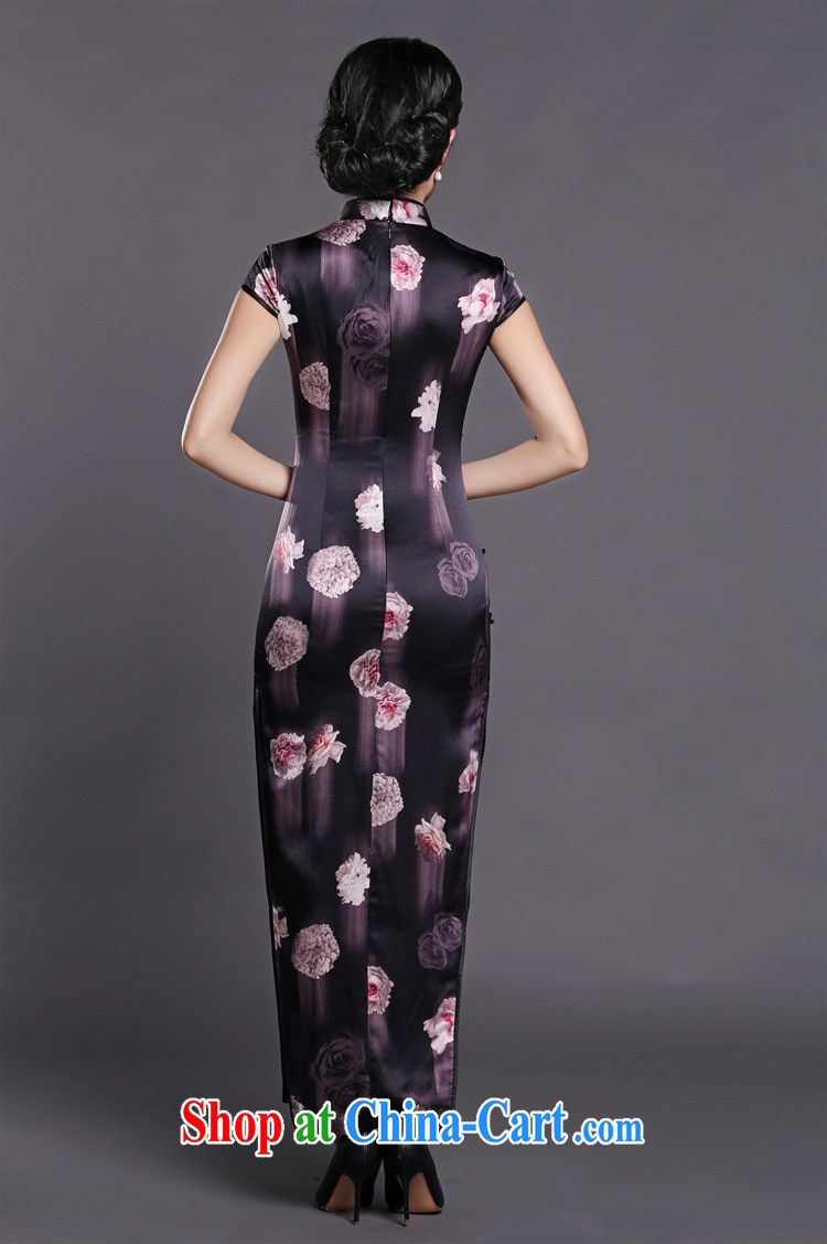 Joe is still name-yuan Chinese Dress cheongsam long Korea wind heavy silk CKZS 002 black XXL pictures, price, brand platters! Elections are good character, the national distribution, so why buy now enjoy more preferential! Health