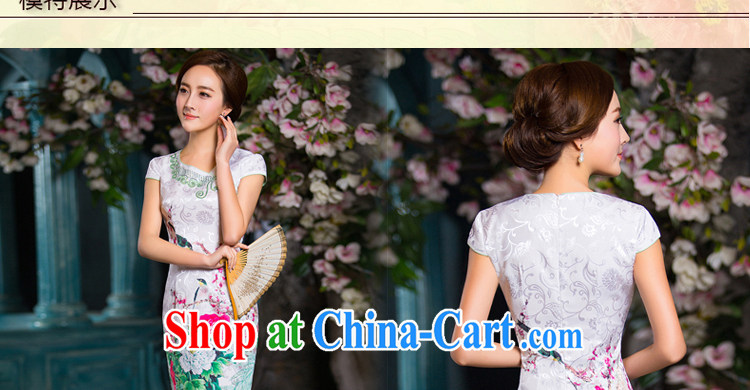 Chinese Antique silk fragrant cloud dresses cheongsam dress summer improved stylish appearance, Ms. day XXL pictures, price, brand platters! Elections are good character, the national distribution, so why buy now enjoy more preferential! Health