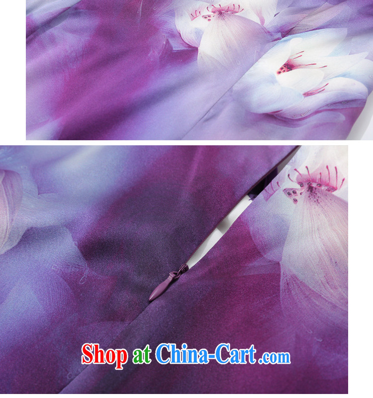 Joe is still name-yuan cheongsam dress heavy silk dress purple long temperament Tang replace CKZS 004 purple XXL pictures, price, brand platters! Elections are good character, the national distribution, so why buy now enjoy more preferential! Health