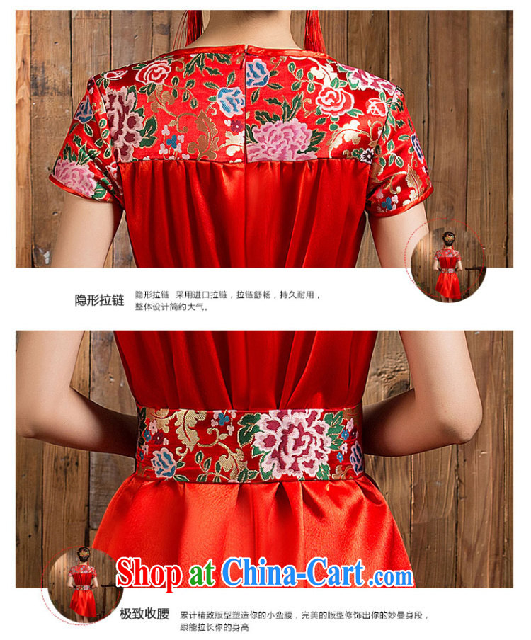Non-you don't marry spring 2015 new bride improved maternal cheongsam dress code the toast served thick MM wedding dress pictures, price, brand platters! Elections are good character, the national distribution, so why buy now enjoy more preferential! Health