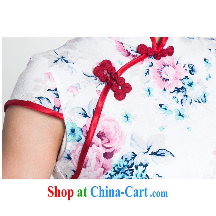 100 brigade Bailv summer new cotton stamp Chinese cheongsam dress short-sleeve dresses female B F 1 1028 # sauna-jae of the flower - cotton, delicate toner pictures, price, brand platters! Elections are good character, the national distribution, so why buy now enjoy more preferential! Health
