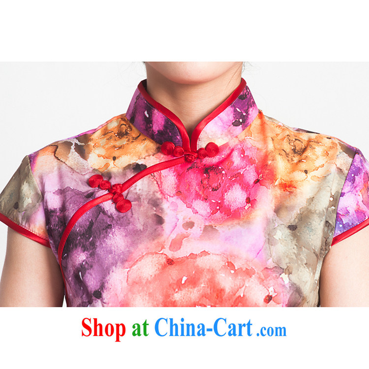 100 brigade Bailv summer new ICE-silk suit with short dresses short-sleeved dresses female B F 1 1028 # sauna JA flower 888 2-color pictures, price, brand platters! Elections are good character, the national distribution, so why buy now enjoy more preferential! Health