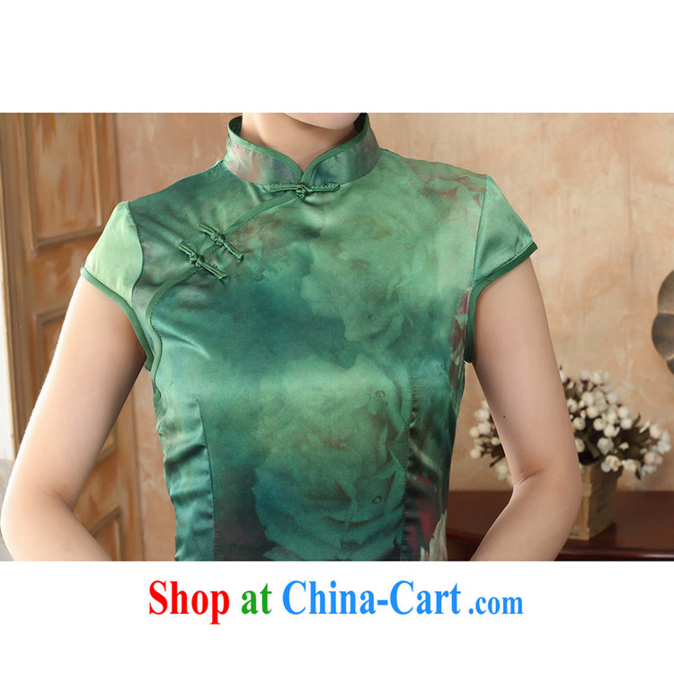 100 brigade Bailv summer new 3D digital stamp national wind Chinese qipao short-sleeved dresses female B F 1 1028 # 0351, pictures, price, brand platters! Elections are good character, the national distribution, so why buy now enjoy more preferential! Health