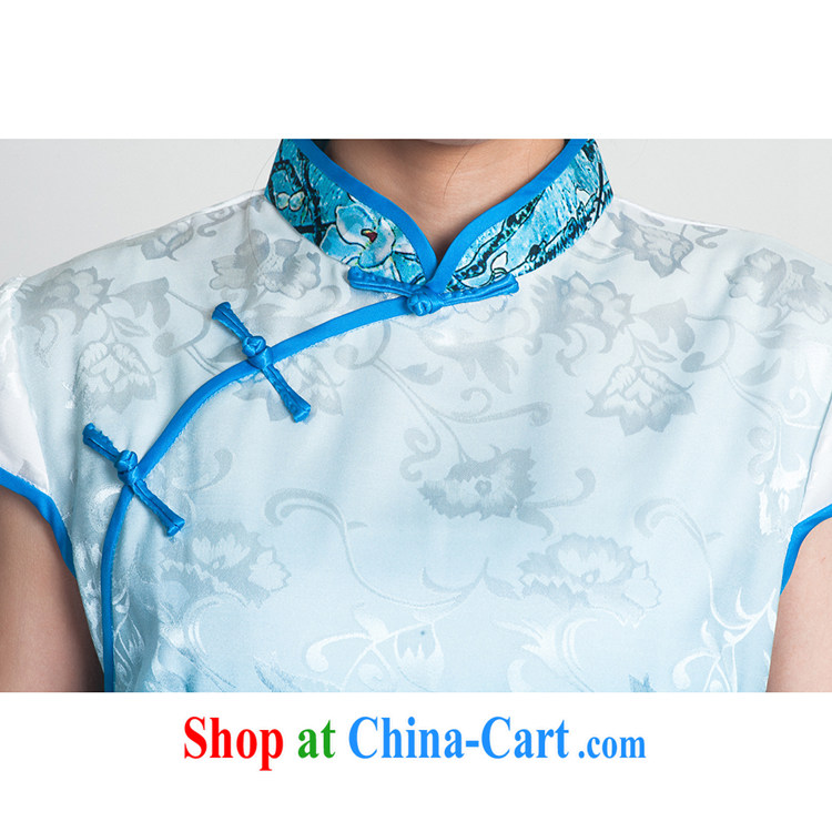 100 brigade Bailv summer new 3D digital stamp national wind Chinese qipao short-sleeved dresses female B F 1 1028 # 0239, pictures, price, brand platters! Elections are good character, the national distribution, so why buy now enjoy more preferential! Health