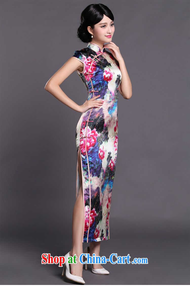Joe is still a ritual banquet cheongsam dress long Chinese heavy silk Ethnic Wind CKZS 010 fancy XXL pictures, price, brand platters! Elections are good character, the national distribution, so why buy now enjoy more preferential! Health