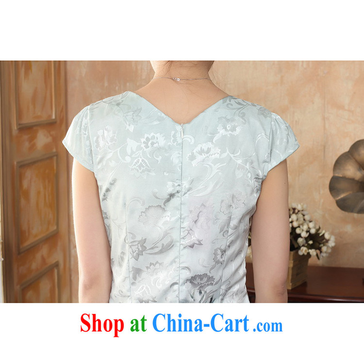 100 brigade Bailv summer brand new digital registration stamp duty no collar short cheongsam dress with short-sleeved dresses female B F 1 1028 # 0368, lotus green the lotus 2 XL pictures, price, brand platters! Elections are good character, the national distribution, so why buy now enjoy more preferential! Health