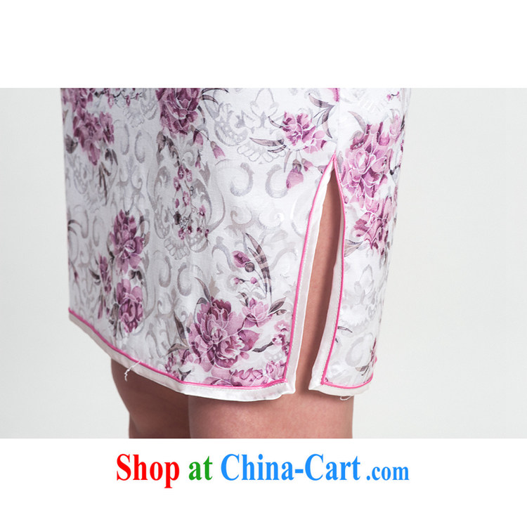 100 brigade Bailv summer new jacquard cotton stamp Chinese cheongsam dress short-sleeve dresses female B F 1 1028 # sauna JA flower C - 02 - 2 yellow 2 XL pictures, price, brand platters! Elections are good character, the national distribution, so why buy now enjoy more preferential! Health
