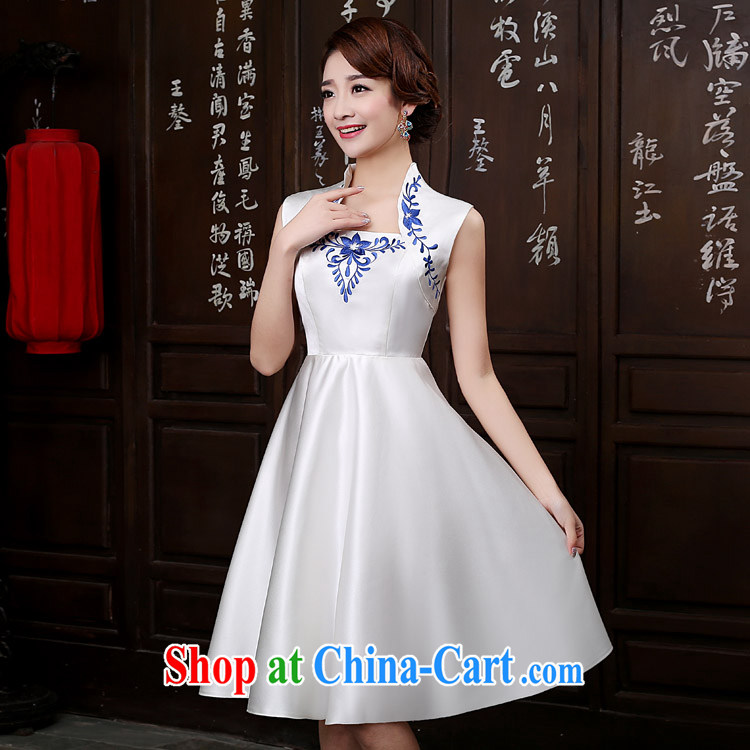 Short, blue and white porcelain cheongsam courtesy service outfit blue Red White Olympic etiquette courtesy service red XL pictures, price, brand platters! Elections are good character, the national distribution, so why buy now enjoy more preferential! Health