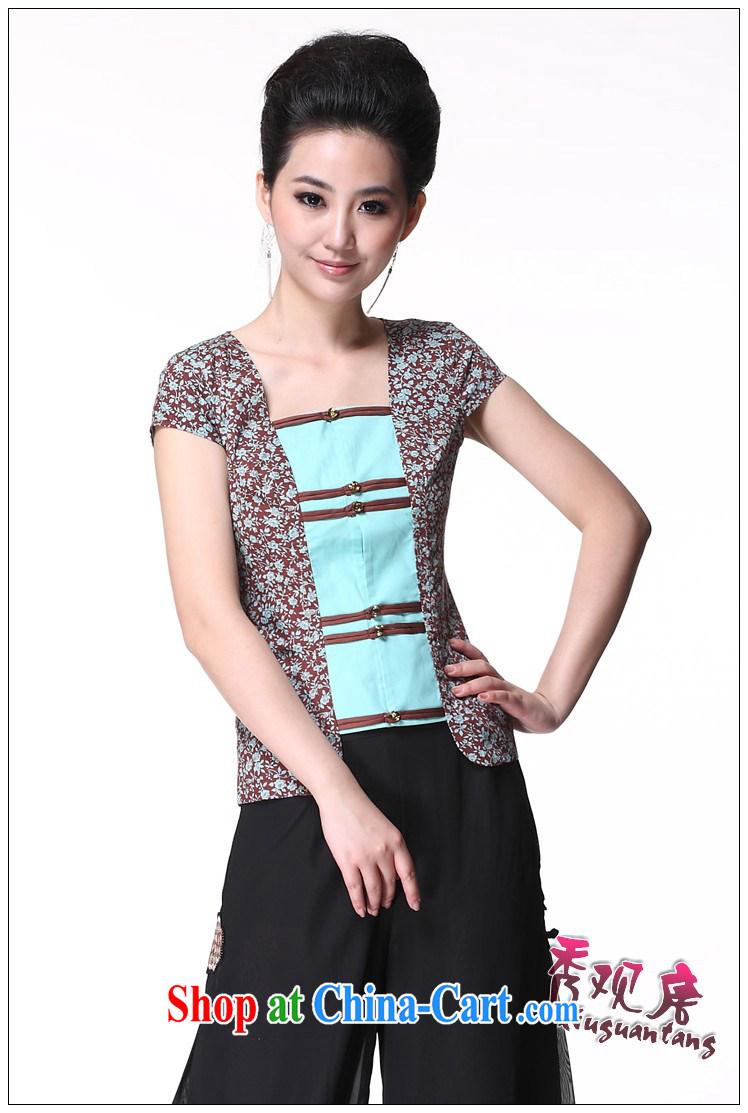 Cyd Ho Kwun Tong and Mr Ronald ARCULLI Ethnic Wind girls/Chinese, summer T-shirt/Chinese improved short-sleeved picture color XXL pictures, price, brand platters! Elections are good character, the national distribution, so why buy now enjoy more preferential! Health
