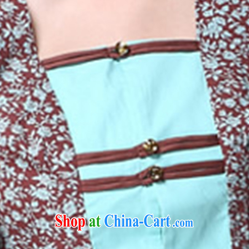 Cyd Ho Sau-Kwun Tong and Mr Ronald ARCULLI Ethnic Wind female/tang on her summer T-shirt/Chinese improved short-sleeved picture color XXL, Su-koon Tang, and shopping on the Internet