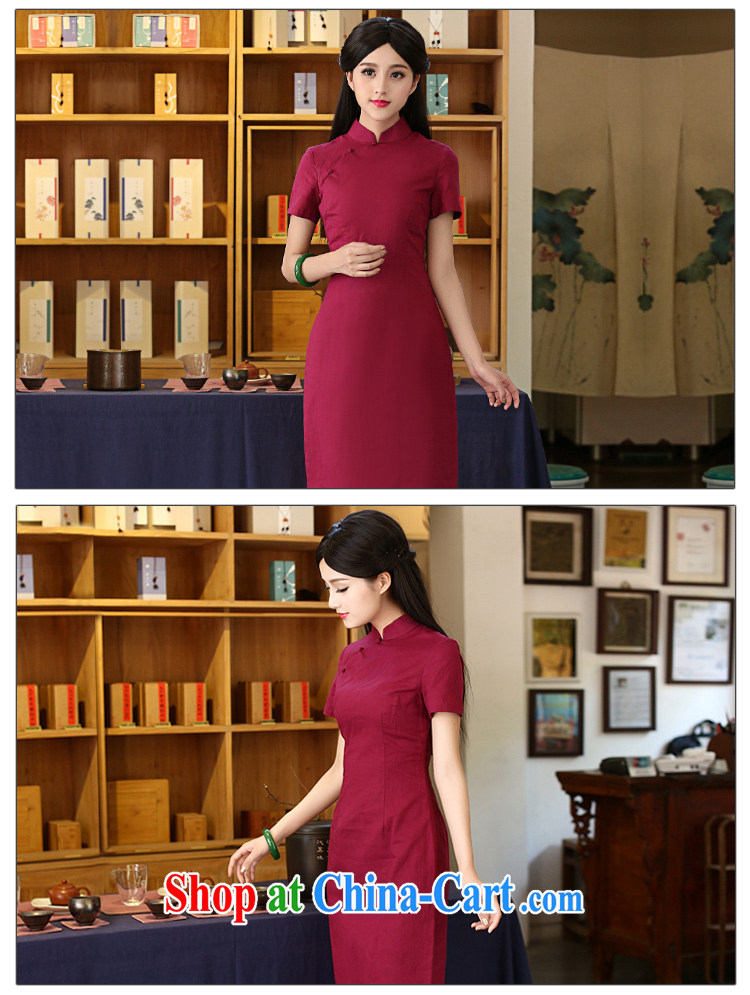 The cross-sectoral Windsor No Concept Art Nouveau cotton the cheongsam dress daily improved cheongsam summer, long dresses, military green 2 XL pictures, price, brand platters! Elections are good character, the national distribution, so why buy now enjoy more preferential! Health
