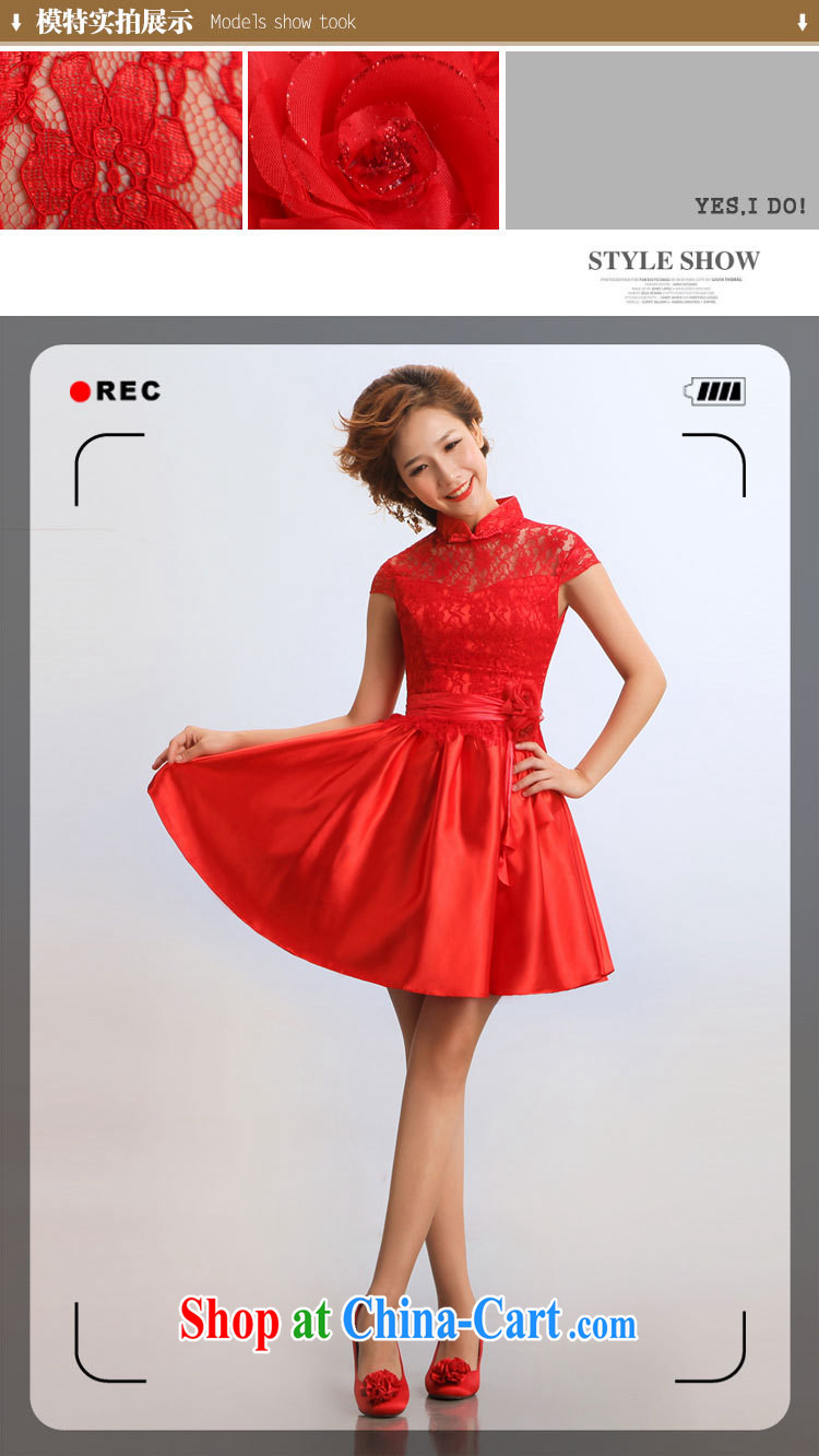 Her spirit 2015 stylish new outfit short, improved stylish summer bride presided over his robes red M pictures, price, brand platters! Elections are good character, the national distribution, so why buy now enjoy more preferential! Health