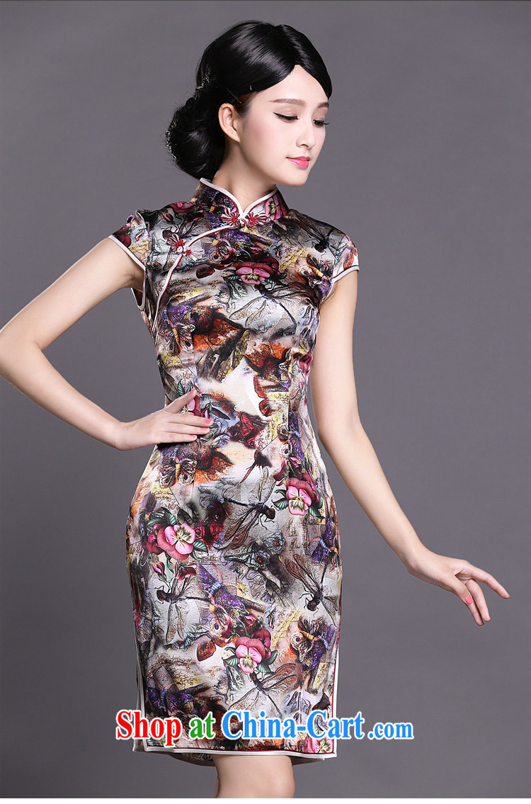 Joe is still name-yuan National wind cheongsam dress silk daily improvement summer Ms. ZS 011 fancy XXL pictures, price, brand platters! Elections are good character, the national distribution, so why buy now enjoy more preferential! Health