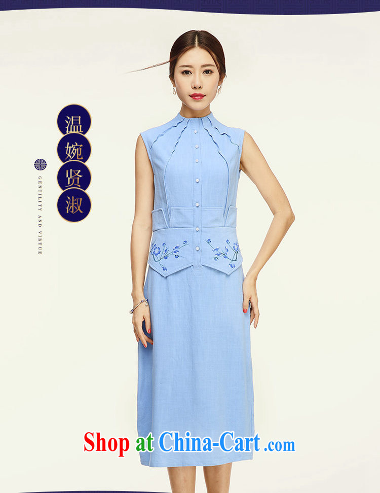 Mr Henry Tang, Id al-Fitr 2015 summer new, Retro art cotton the cheongsam dress improved stylish, everyday dresses dresses picture color XL pictures, price, brand platters! Elections are good character, the national distribution, so why buy now enjoy more preferential! Health