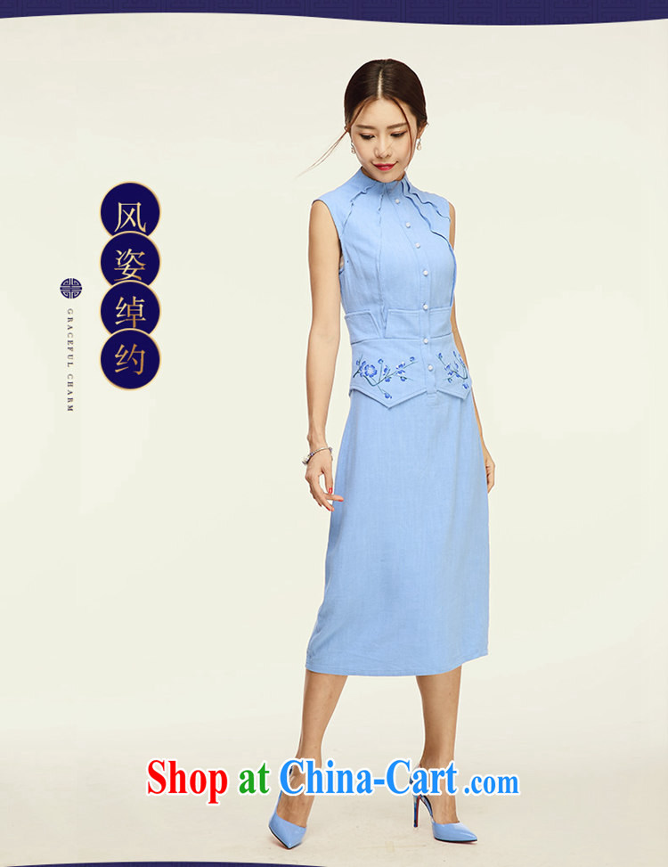 Mr Henry Tang, Id al-Fitr 2015 summer new, Retro art cotton the cheongsam dress improved stylish, everyday dresses dresses picture color XL pictures, price, brand platters! Elections are good character, the national distribution, so why buy now enjoy more preferential! Health