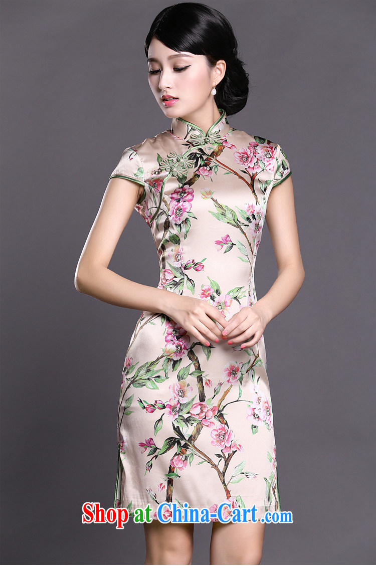 Joe is a Korea won cheongsam dress silk, summer Chinese Dress ZS 015 fancy XXL pictures, price, brand platters! Elections are good character, the national distribution, so why buy now enjoy more preferential! Health