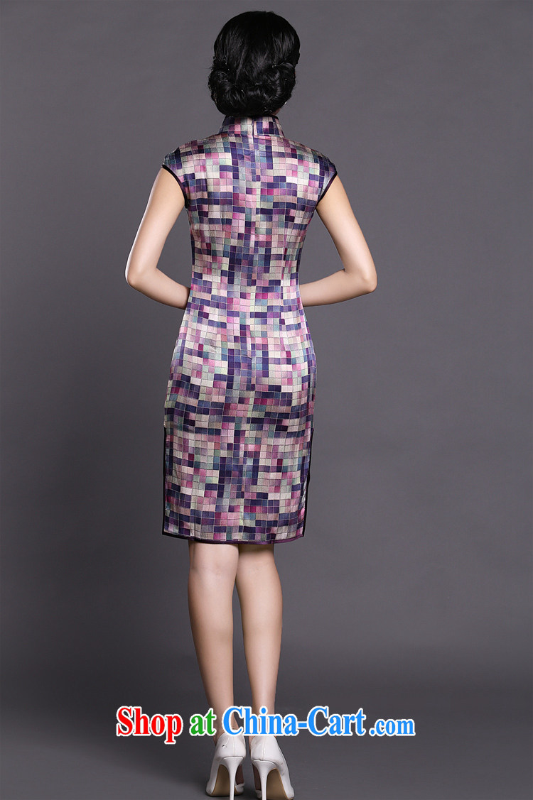 Joe is still name-yuan silk improved cheongsam dress summer aura China wind ZS 021 purple XXL pictures, price, brand platters! Elections are good character, the national distribution, so why buy now enjoy more preferential! Health