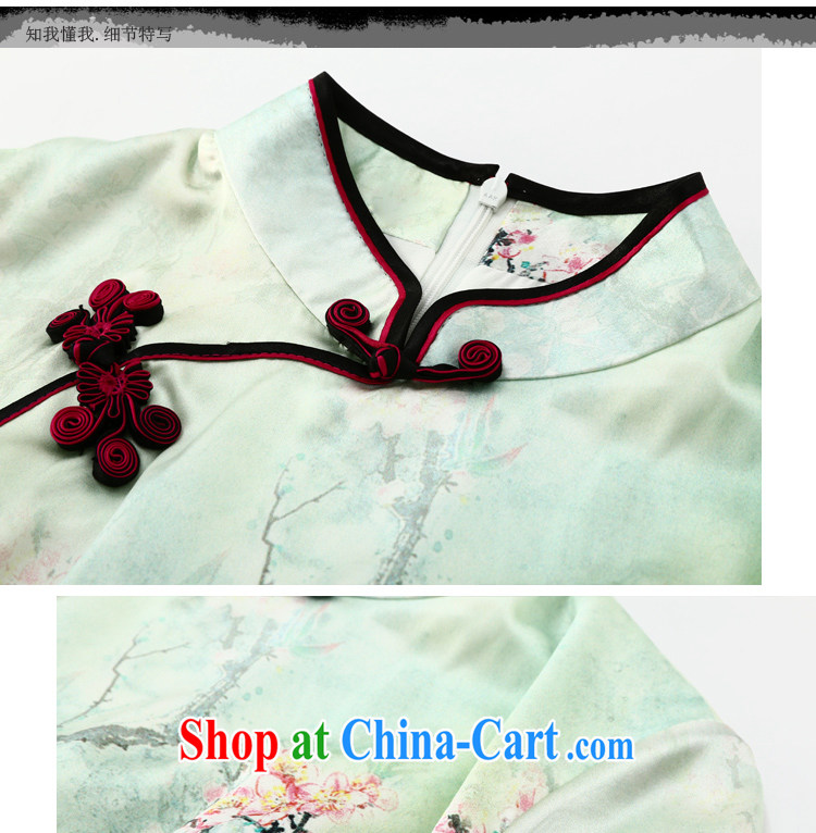 Joe is still name-yuan National wind cheongsam dress silk summer improved Tang replace ZS 023 fancy XXL pictures, price, brand platters! Elections are good character, the national distribution, so why buy now enjoy more preferential! Health