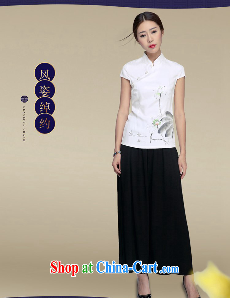 Mr Henry Tang, Id al-Fitr dresses T-shirt 2015 summer wear silk tea service, served girl summer improved national wind girls with Tang Women's clothes the color XL pictures, price, brand platters! Elections are good character, the national distribution, so why buy now enjoy more preferential! Health