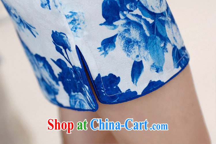 Mu season summer 2015 new elegant blue and white porcelain and stylish with modern good retro short dresses, mother and daughter parent-child with 113 blue and white porcelain baby 13 pictures, price, brand platters! Elections are good character, the national distribution, so why buy now enjoy more preferential! Health