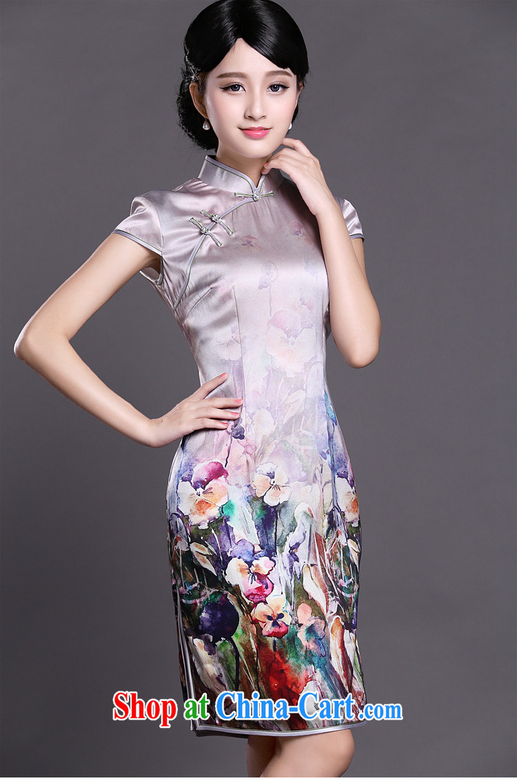Joe is still a high-heavy Silk Cheongsam dress summer China wind female ZS 026 fancy XXL pictures, price, brand platters! Elections are good character, the national distribution, so why buy now enjoy more preferential! Health