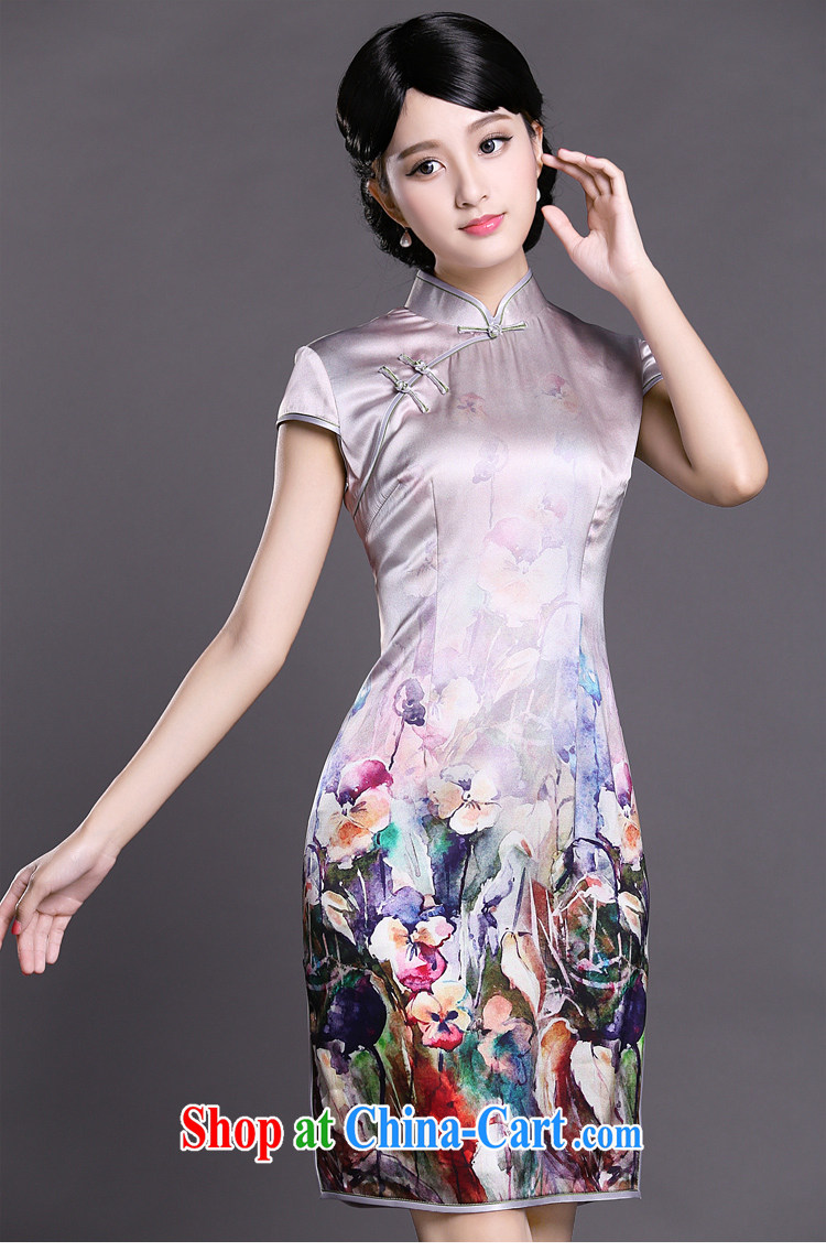 Joe is still a high-heavy Silk Cheongsam dress summer China wind female ZS 026 fancy XXL pictures, price, brand platters! Elections are good character, the national distribution, so why buy now enjoy more preferential! Health