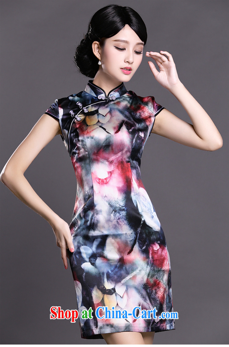 Joe is a summer ritual cheongsam dress silk Ethnic Wind Ms. ZS load 028 fancy XXL pictures, price, brand platters! Elections are good character, the national distribution, so why buy now enjoy more preferential! Health