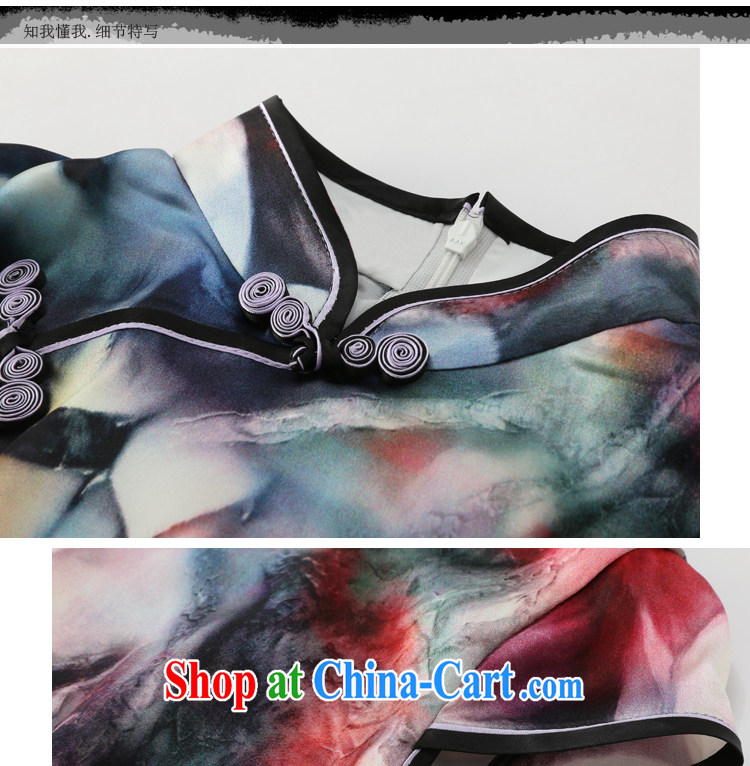 Joe is a summer ritual cheongsam dress silk Ethnic Wind Ms. ZS load 028 fancy XXL pictures, price, brand platters! Elections are good character, the national distribution, so why buy now enjoy more preferential! Health