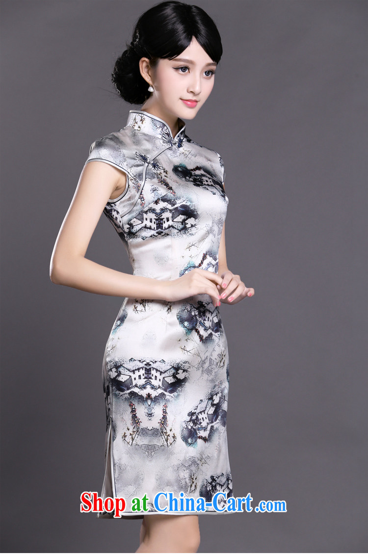 Joe is still name-yuan style Silk Cheongsam dress summer retro ethnic wind ZS 041 white XXL pictures, price, brand platters! Elections are good character, the national distribution, so why buy now enjoy more preferential! Health