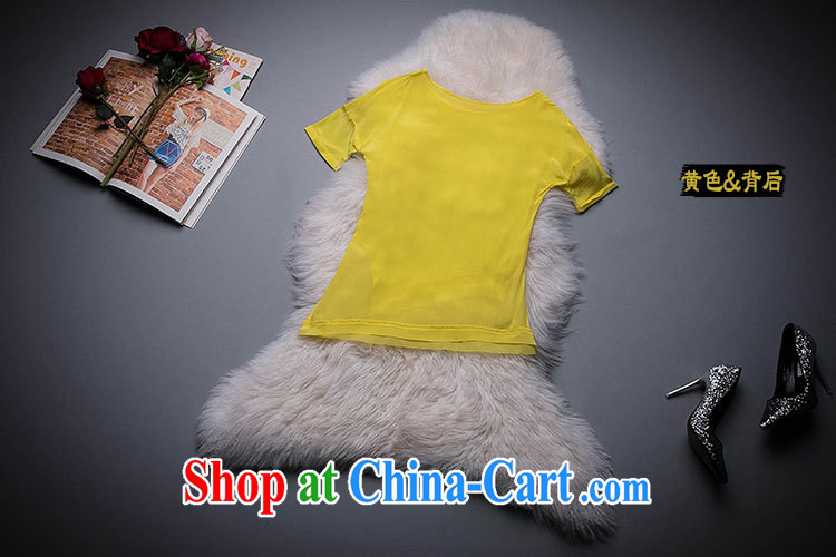 hamilton the European site casual stylish silk upscale blouses summer 2015 new female T shirt with color chains green L pictures, price, brand platters! Elections are good character, the national distribution, so why buy now enjoy more preferential! Health